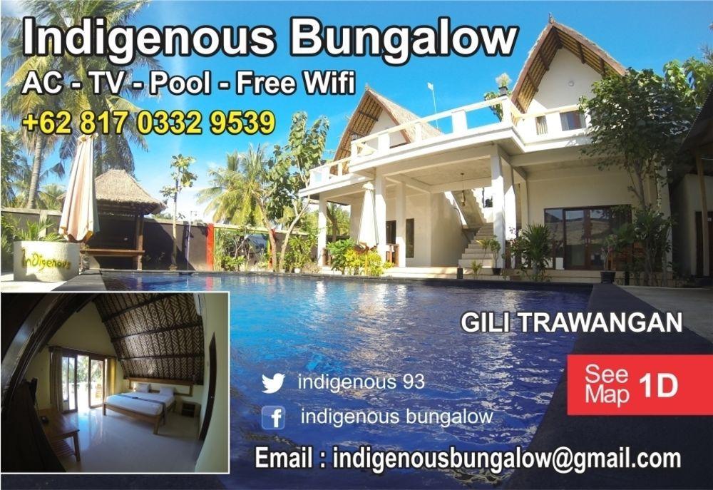 Indigenous Bungalow Gili Trawangan Exterior foto